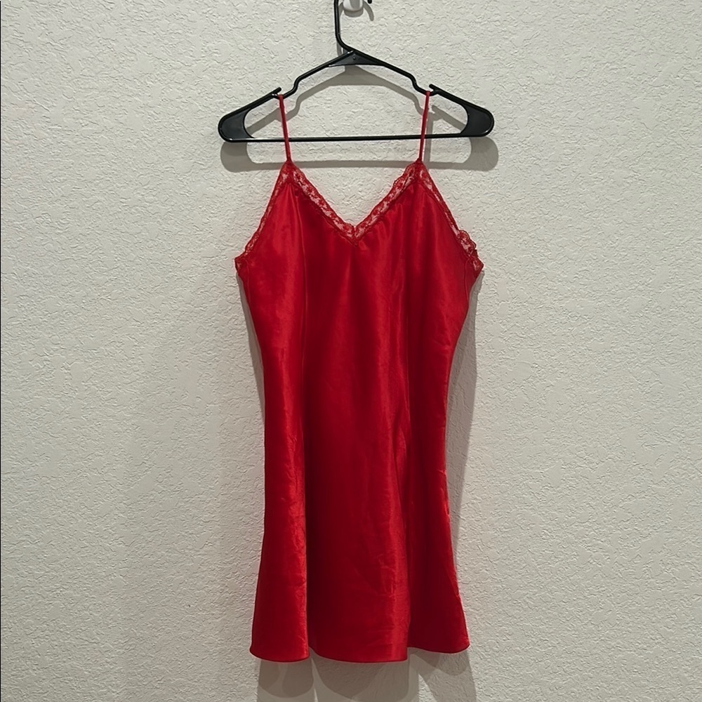 Elegant Red Chemise